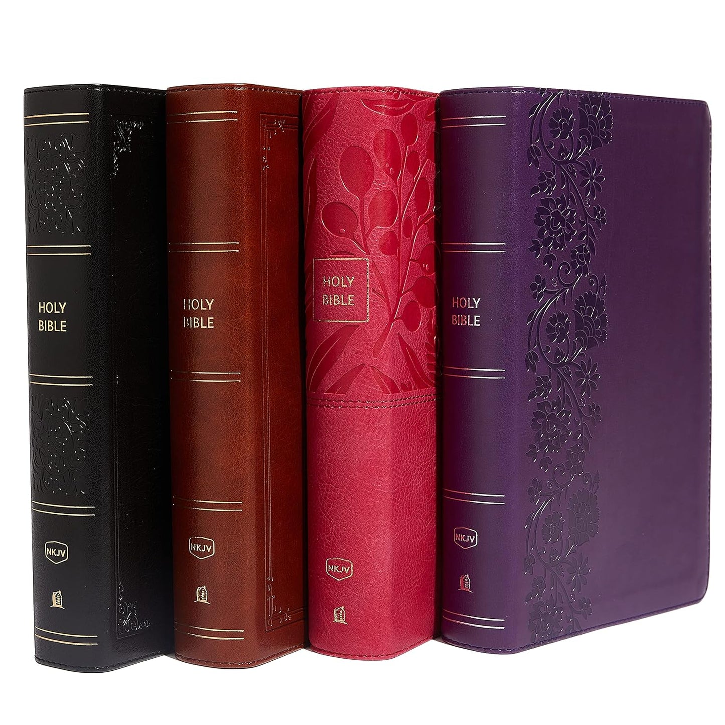 The Holy Bible, New King James Version (NKJV) Pink Leathersoft Large Print