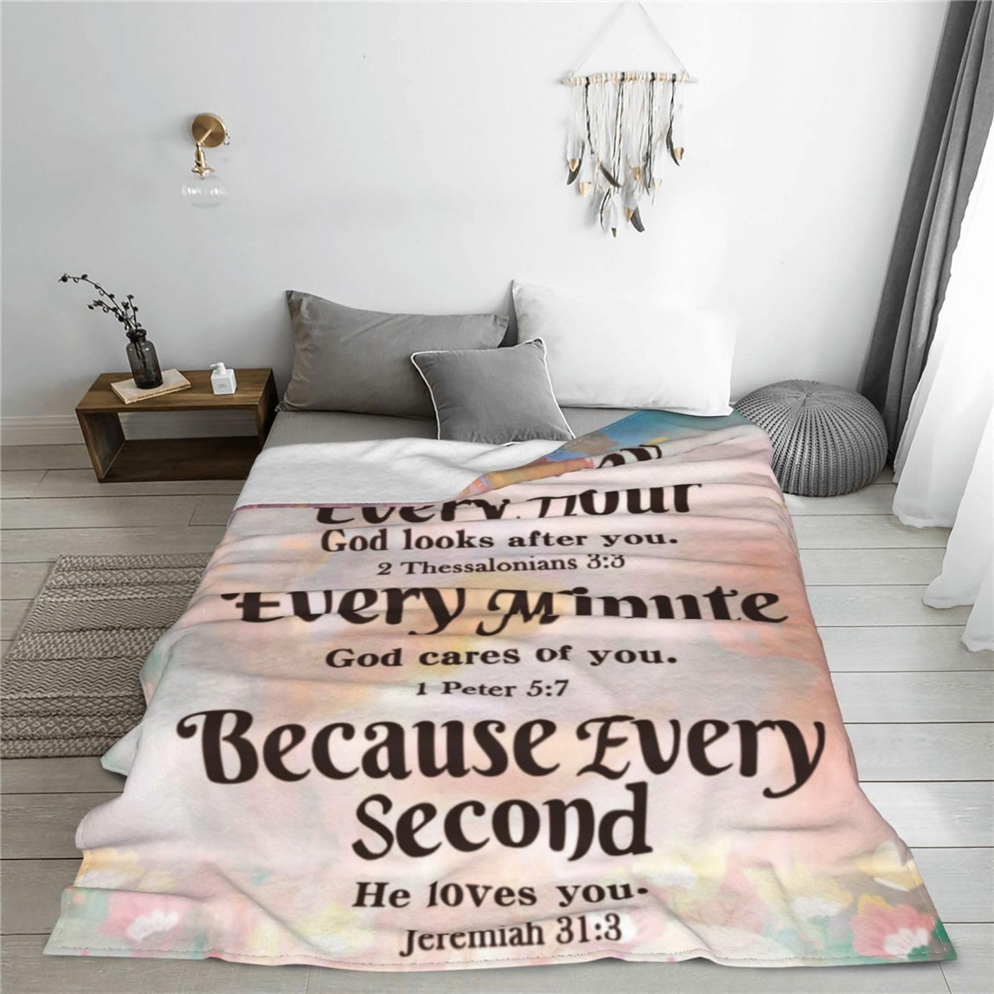 Christian Gifts for Women Faith, Inspirational Gifts for Women, Soft Throw Blankets for Women, Religious Gifts for Women/Men, Spiritual Gifts for Women, Personalized Blankets for Adults 40"x 50"