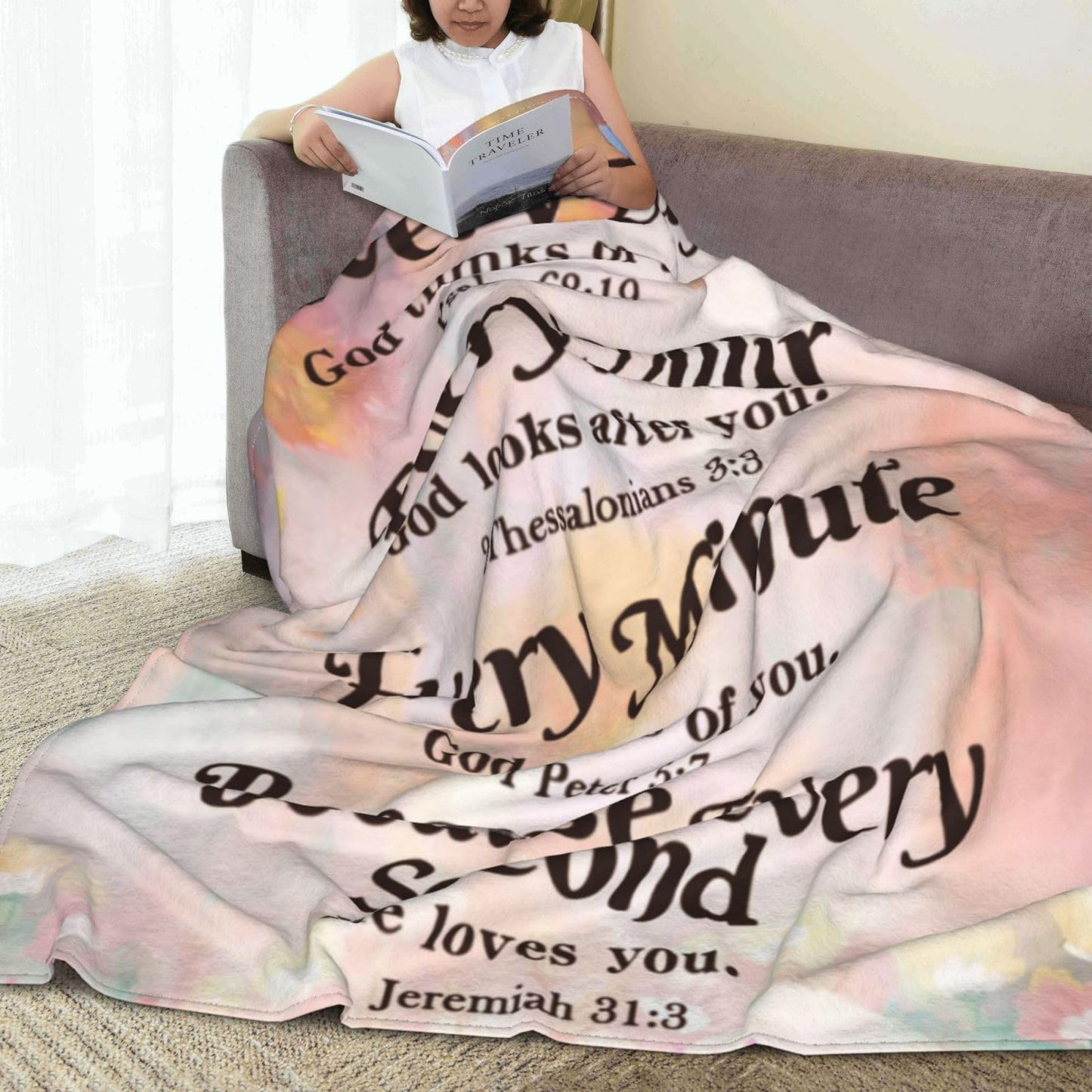 Christian Gifts for Women Faith, Inspirational Gifts for Women, Soft Throw Blankets for Women, Religious Gifts for Women/Men, Spiritual Gifts for Women, Personalized Blankets for Adults 40"x 50"