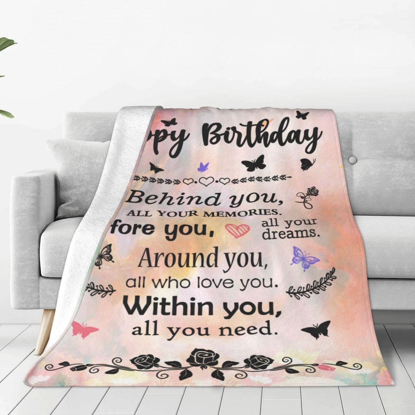 Christian Gifts for Women Faith, Inspirational Gifts for Women, Soft Throw Blankets for Women, Religious Gifts for Women/Men, Spiritual Gifts for Women, Personalized Blankets for Adults 40"x 50"