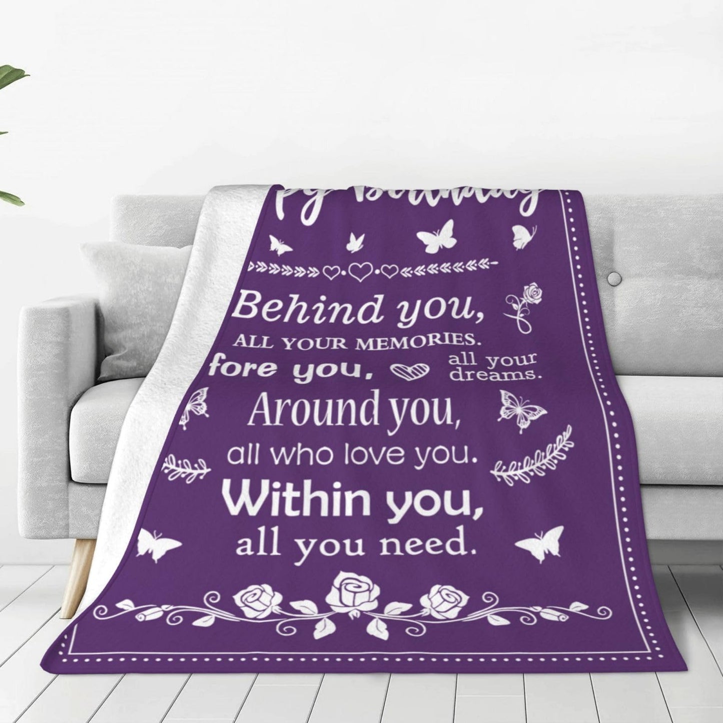 Christian Gifts for Women Faith, Inspirational Gifts for Women, Soft Throw Blankets for Women, Religious Gifts for Women/Men, Spiritual Gifts for Women, Personalized Blankets for Adults 40"x 50"