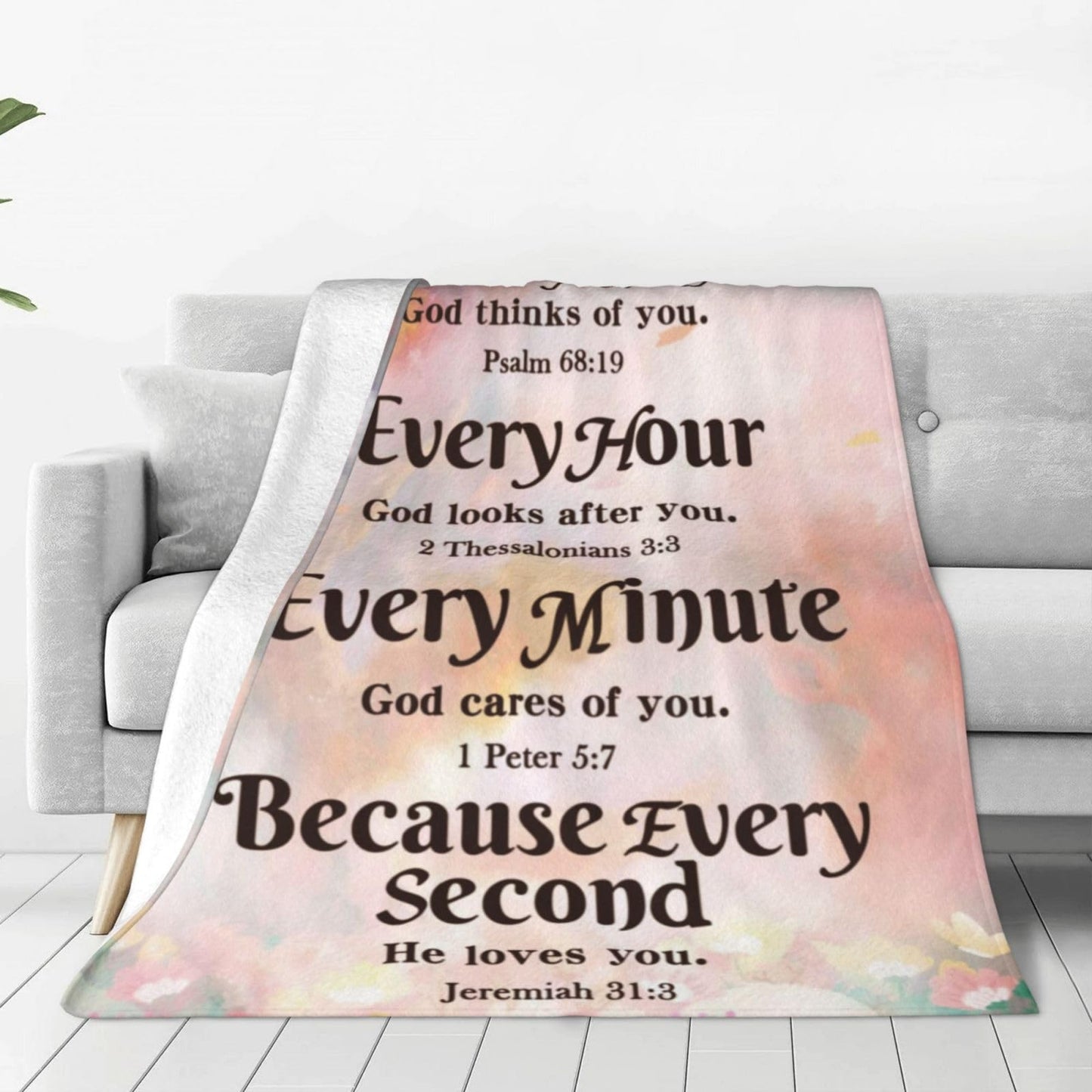 Christian Gifts for Women Faith, Inspirational Gifts for Women, Soft Throw Blankets for Women, Religious Gifts for Women/Men, Spiritual Gifts for Women, Personalized Blankets for Adults 40"x 50"